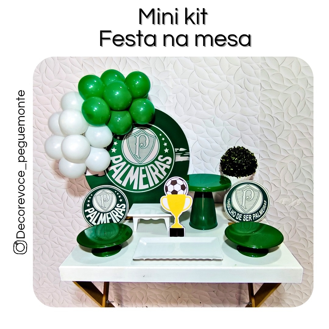 Kit Mesa Palmeiras  - Decore Você Pegue & Monte