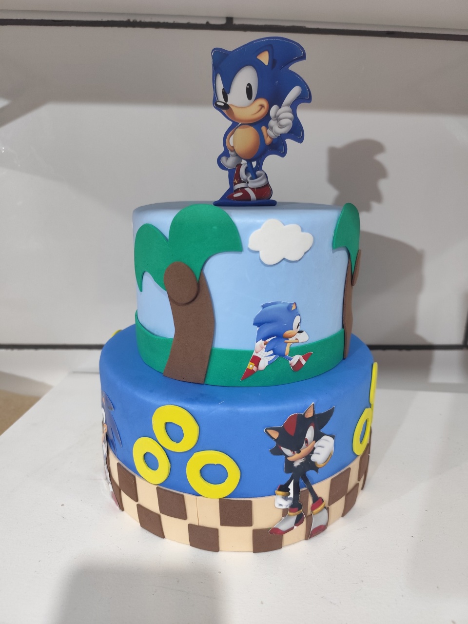 Bolo Fake Sonic  - Decore Você Pegue & Monte