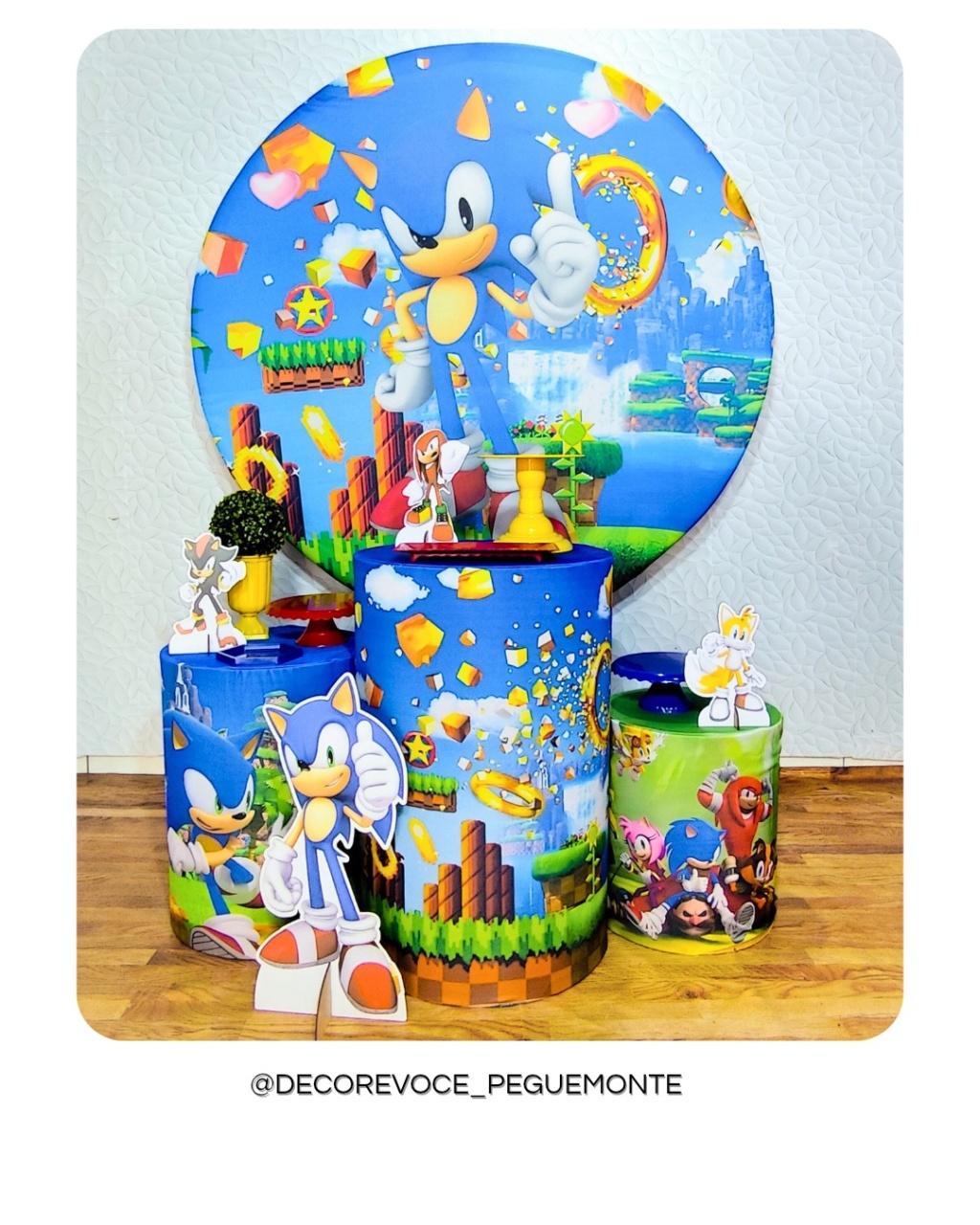 Kit Prático Sonic  - Decore Você Pegue & Monte