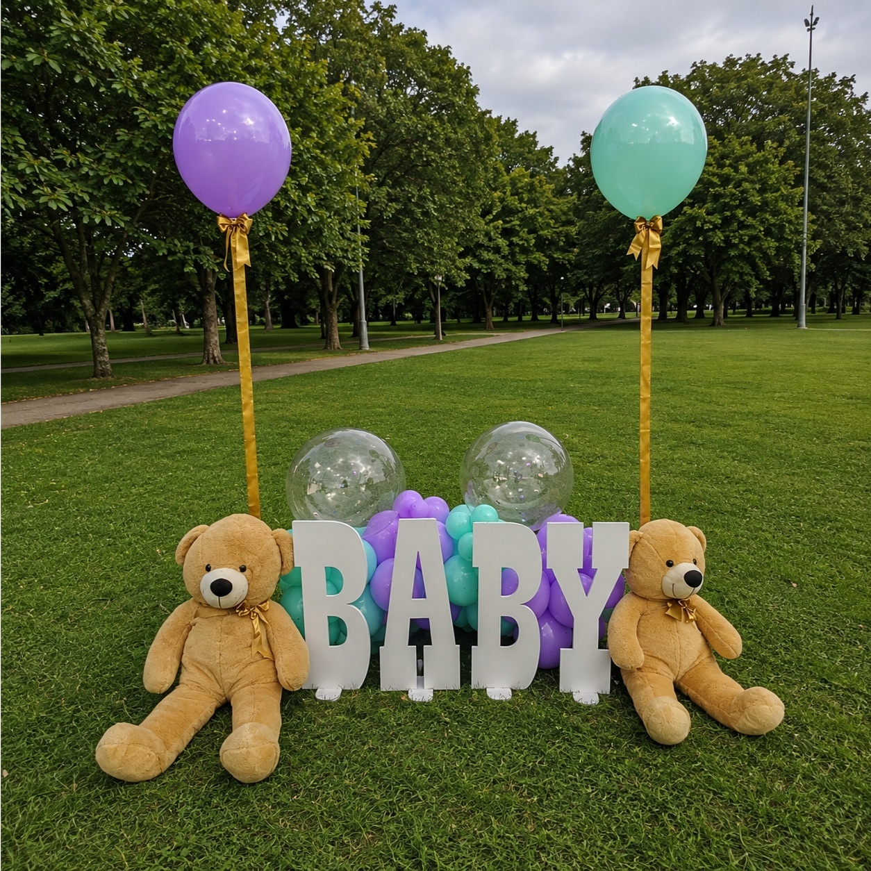 Kit Chá Revelação No Parque 3 - Decore Você Pegue & Monte