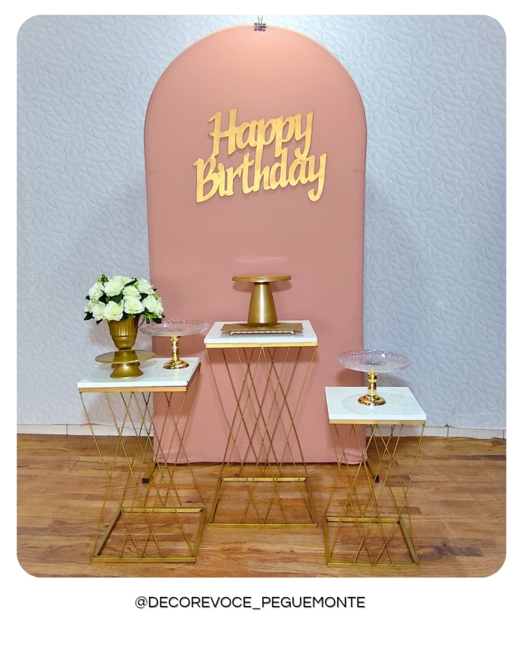 Kit Adulto Rosa Antigo (Rosa Capcake) 6 - Decore Você Pegue & Monte