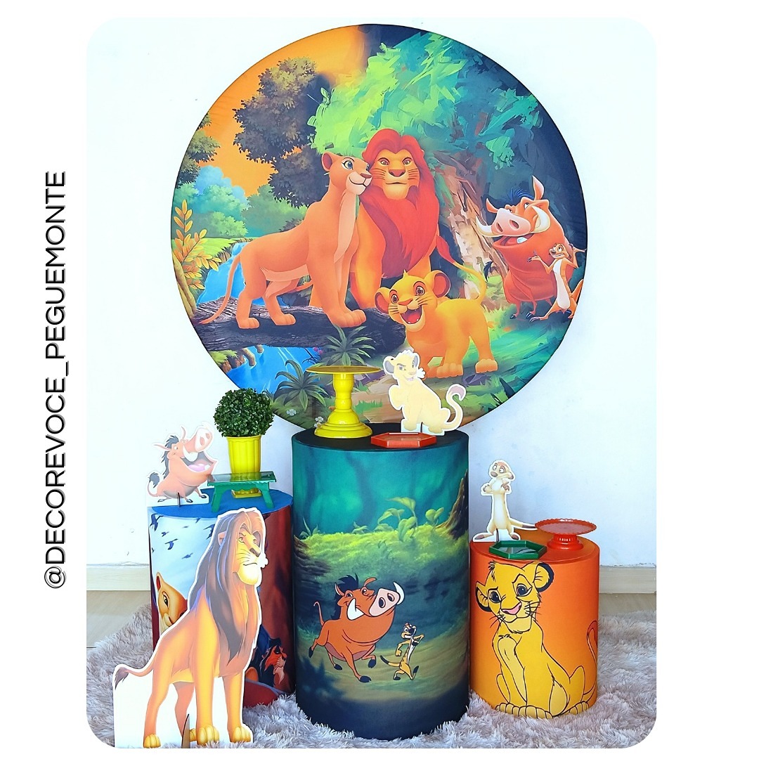 Kit Prático Rei Leão 1 - Decore Você Pegue & Monte