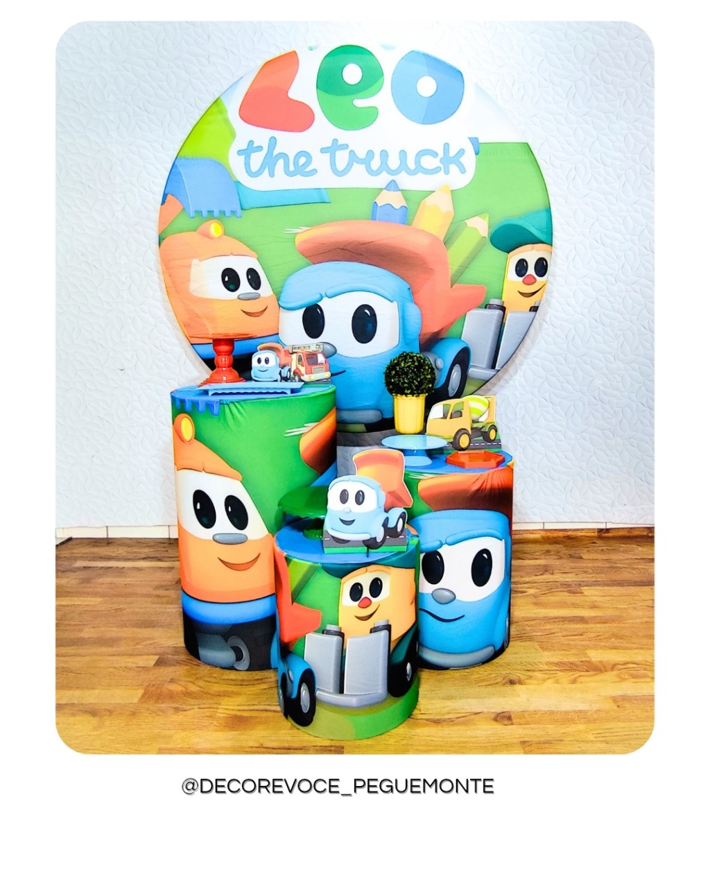Kit Pratico Leo Caminhão  - Decore Você Pegue & Monte
