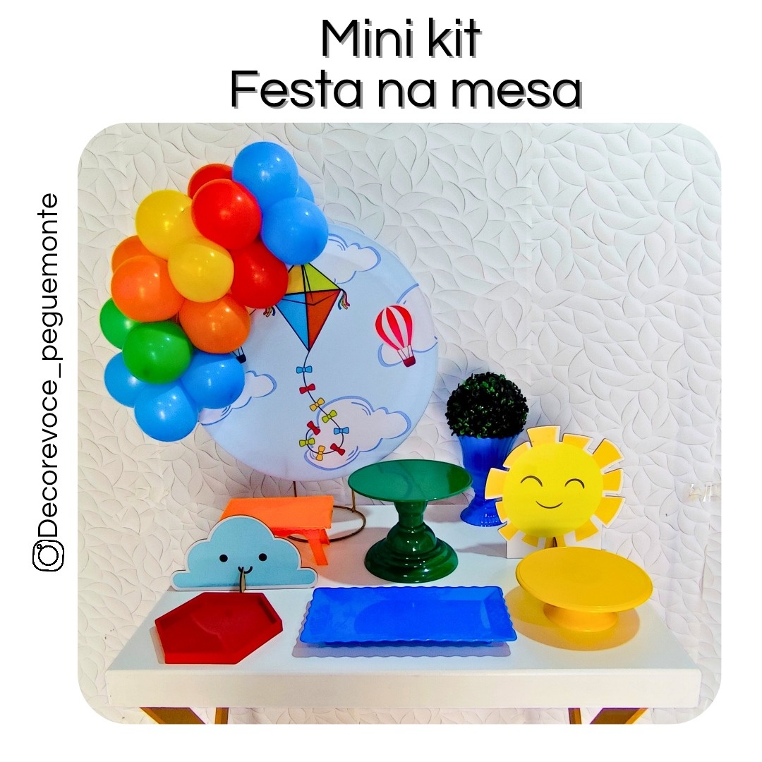 Kit Mesa Pipa - Decore Você Pegue & Monte