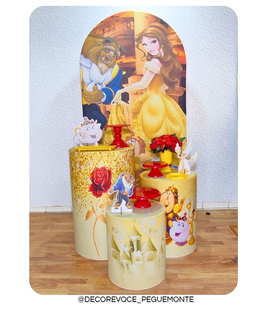 Kit Prático Bela E A Fera 2 - Decore Você Pegue & Monte