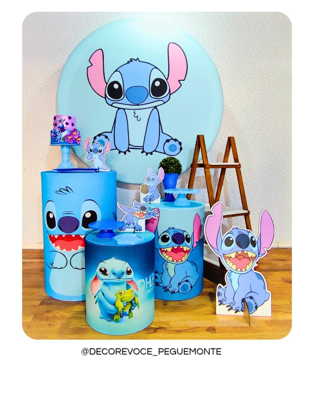 Kit Completo Stitch  - Decore Você Pegue & Monte