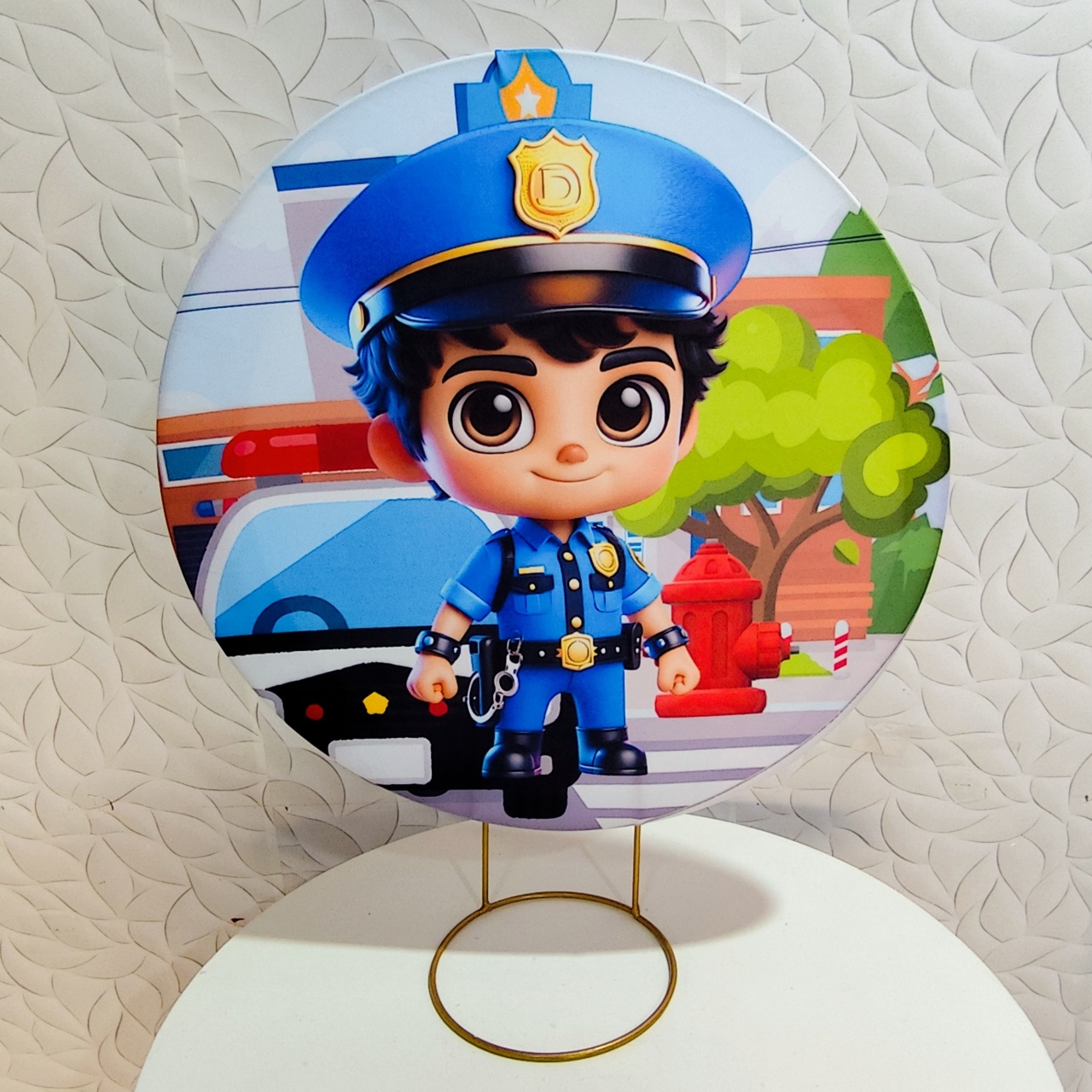 Kit Mesa Polícia  - Decore Você Pegue & Monte