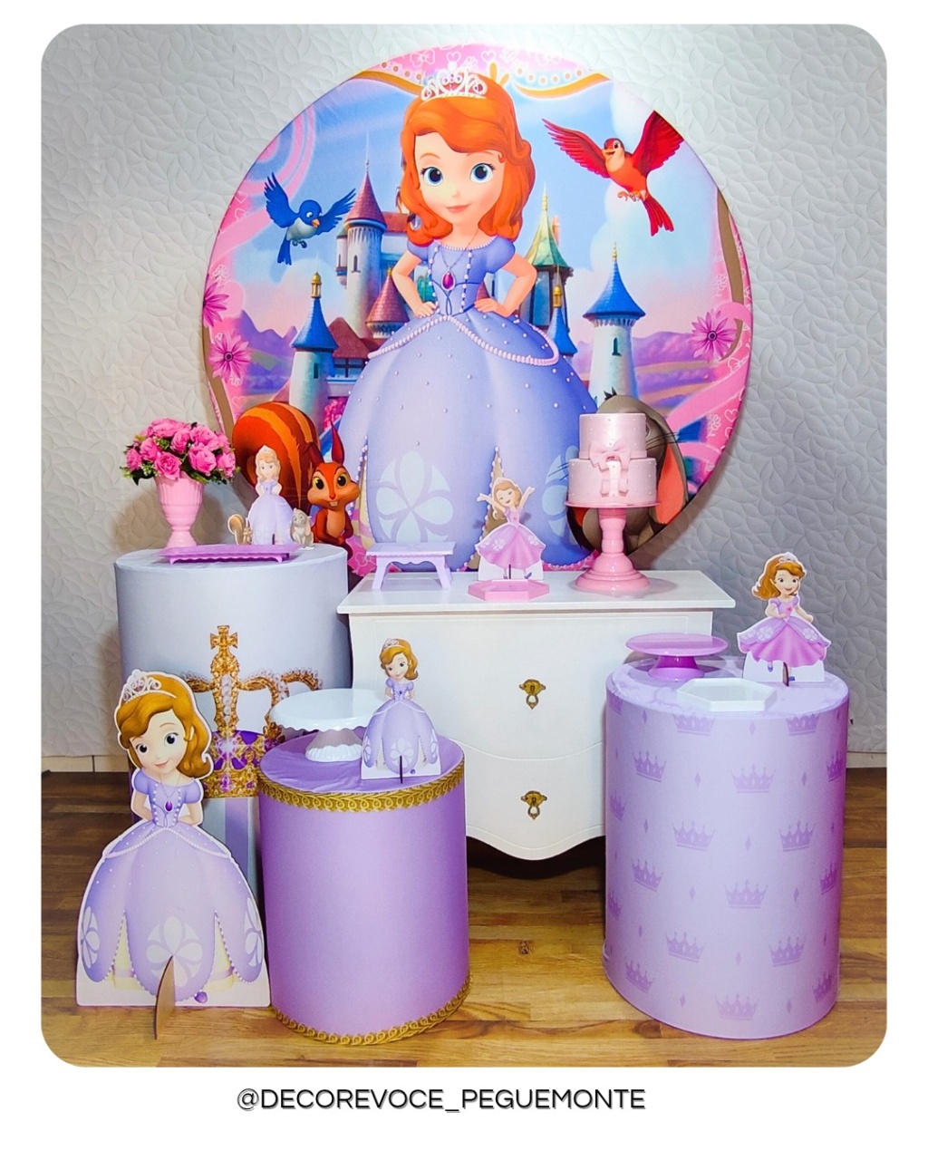 Kit Festejar Princesa Sofia   - Decore Você Pegue & Monte