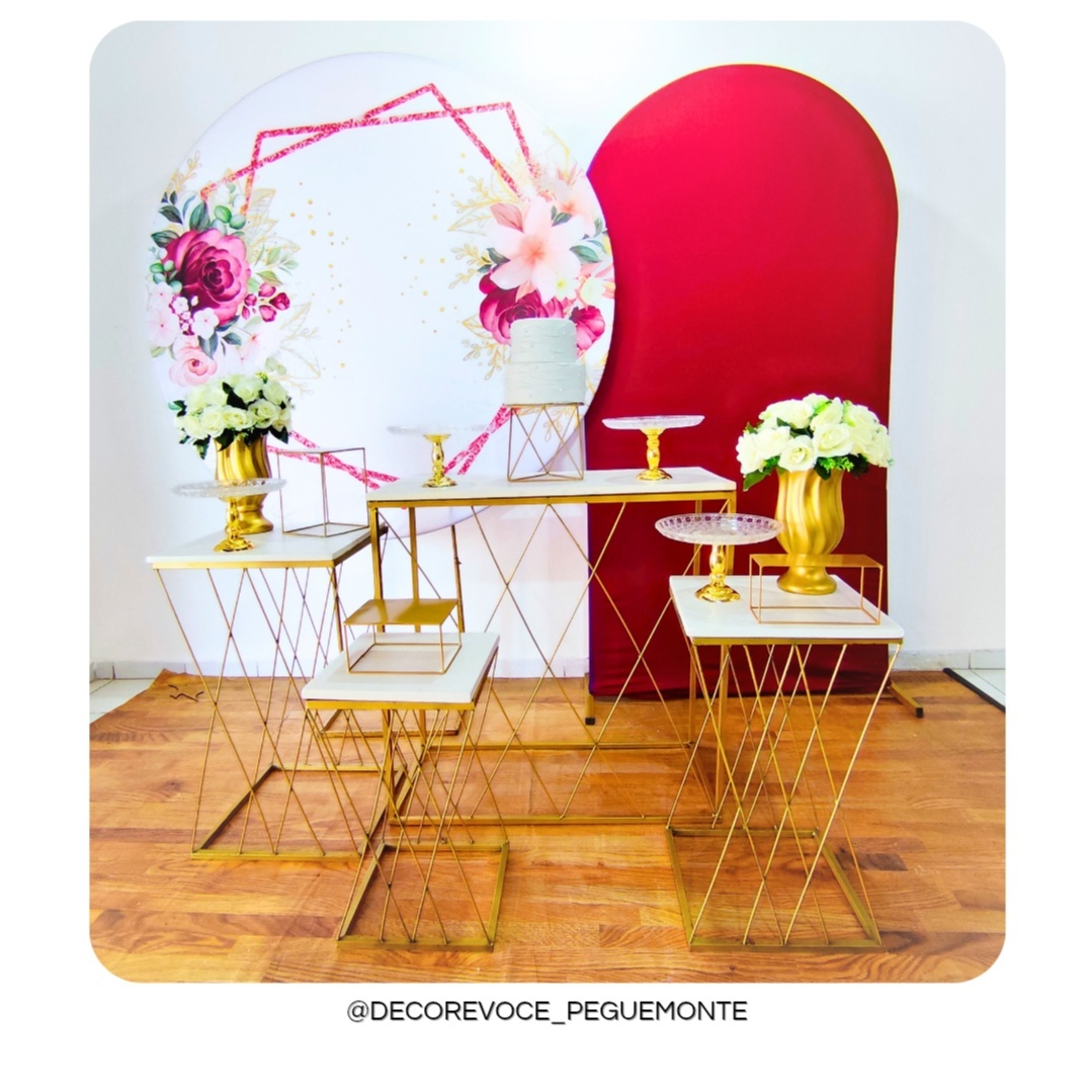 Kit Adulto Floral Marsala 4 - Decore Você Pegue & Monte