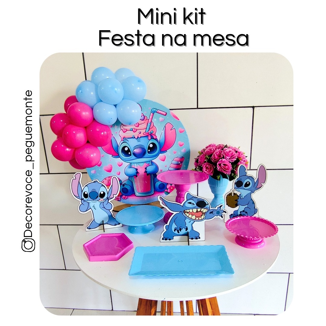 Kit Mesa Stitch 4 - Decore Você Pegue & Monte