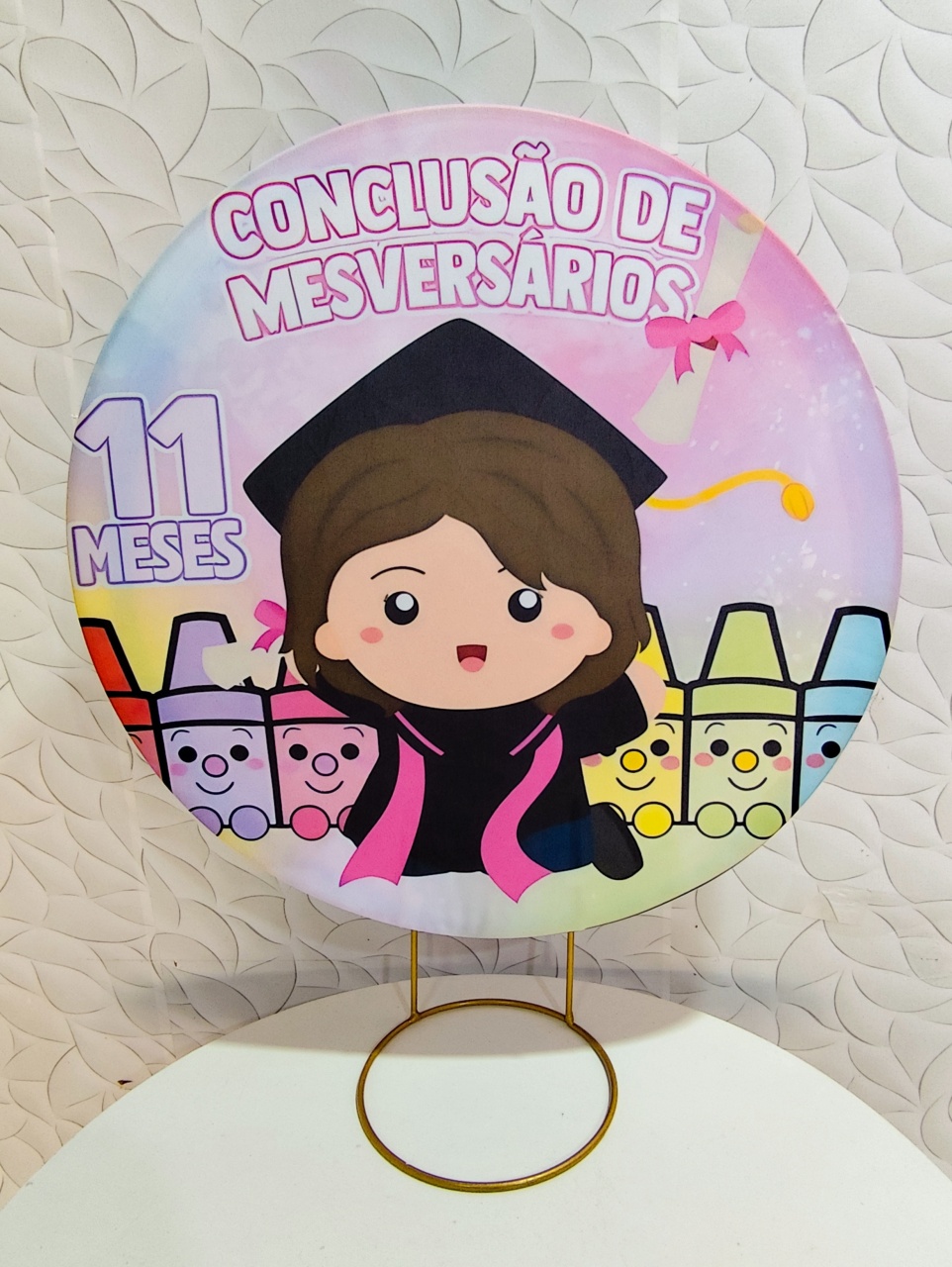 Kit Mesa Conclusão de Mesversarios - Decore Você Pegue & Monte