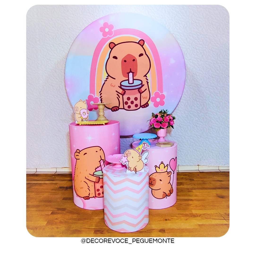 Kit Prático Capivara  - Decore Você Pegue & Monte