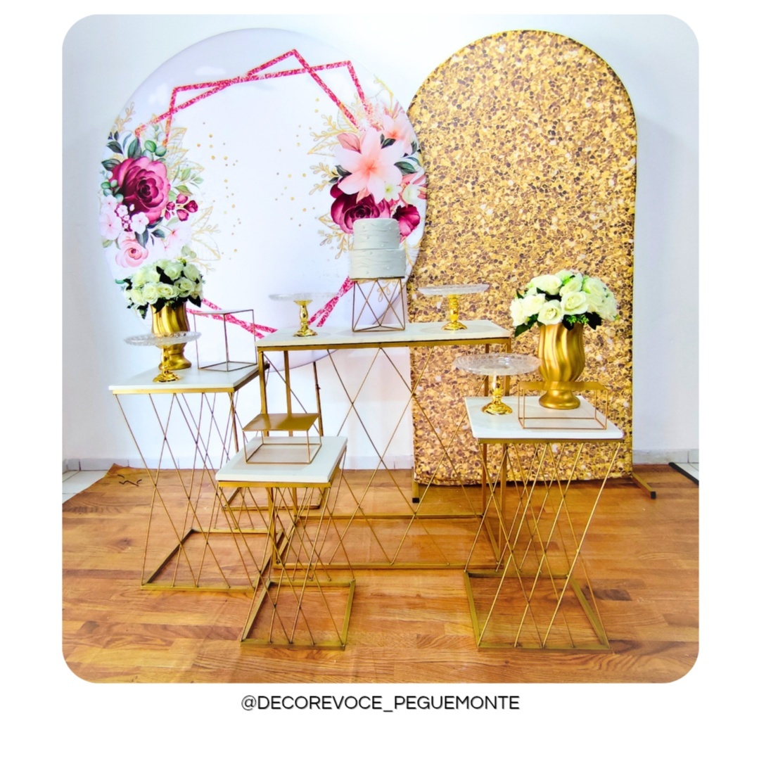 Kit Adulto Floral Marsala 5 - Decore Você Pegue & Monte