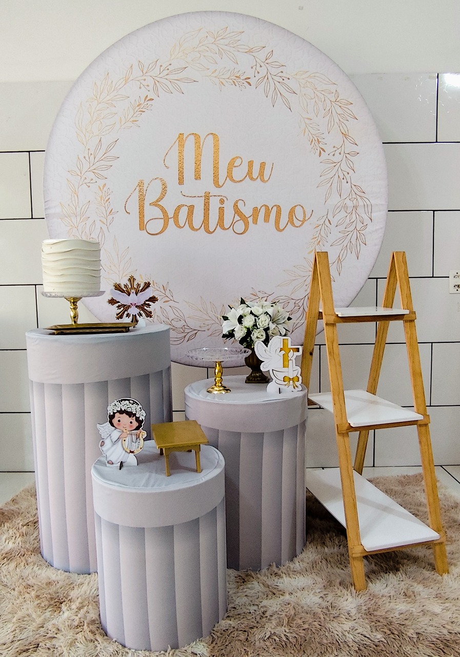 Kit Completo Batizado - Decore Você Pegue & Monte