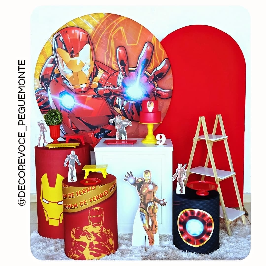 Kit Premium Homem de Ferro - Decore Você Pegue & Monte