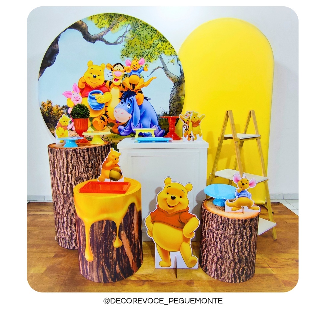 Kit Premium Ursinho Pool - Decore Você Pegue & Monte