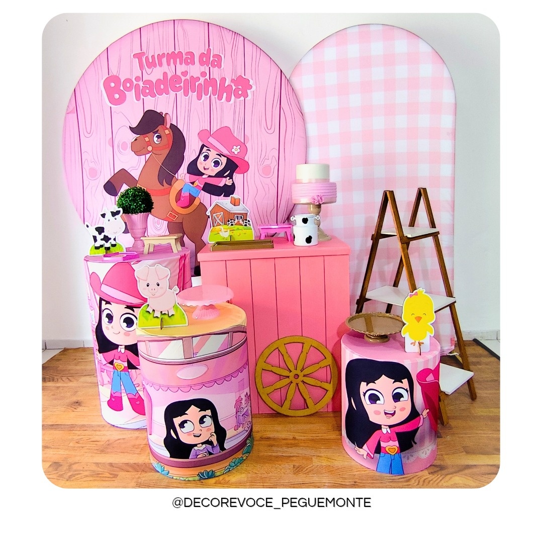 Kit Premium 2 Turma da Boiadeirinha - Decore Você Pegue & Monte