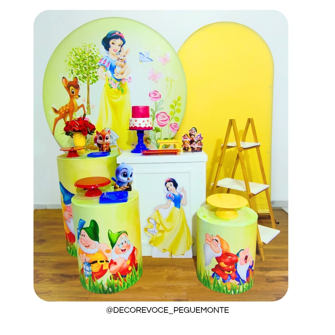 Kit Premium Branca de Neve  - Decore Você Pegue & Monte