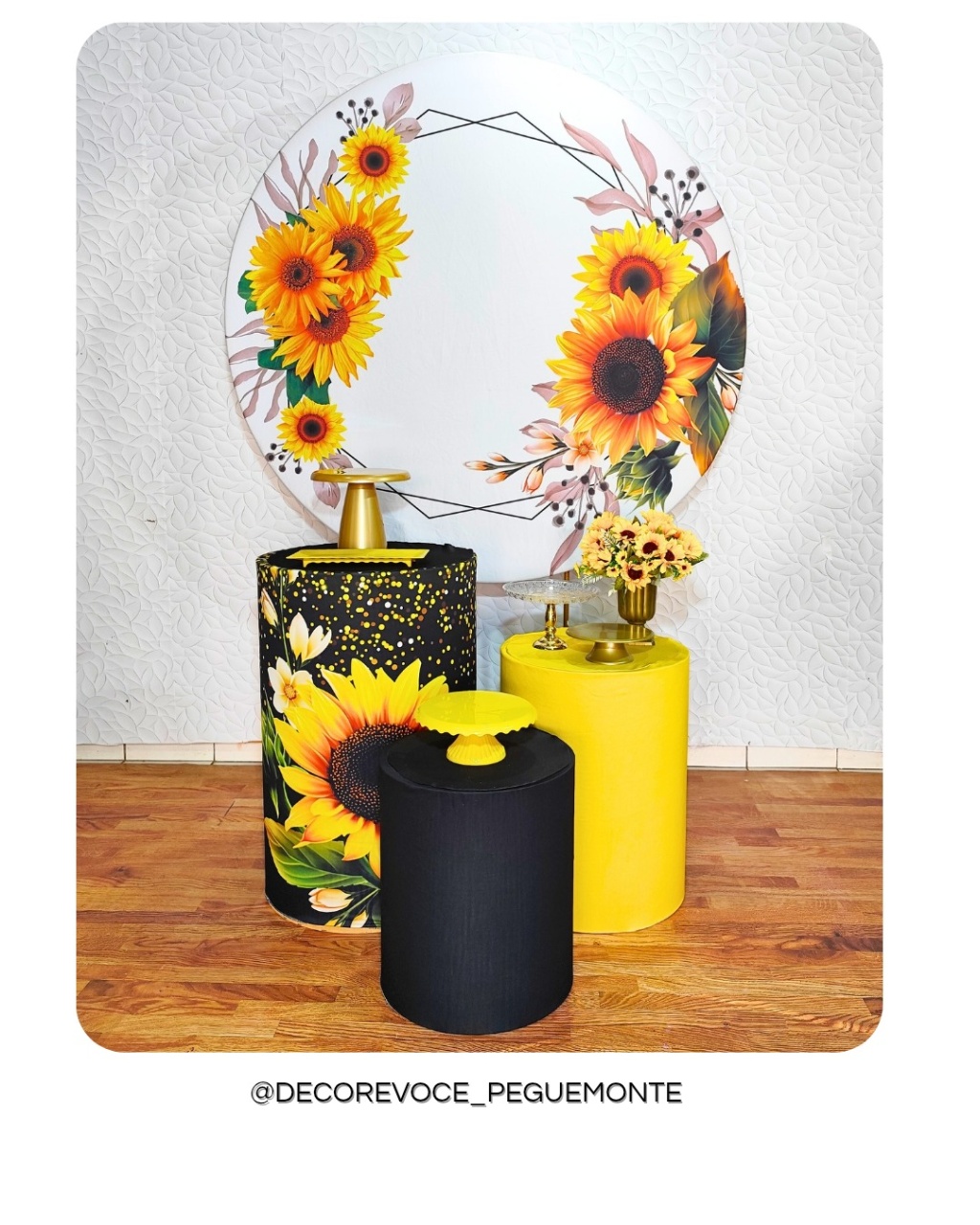 Kit Adulto Girassol 1 - Decore Você Pegue & Monte