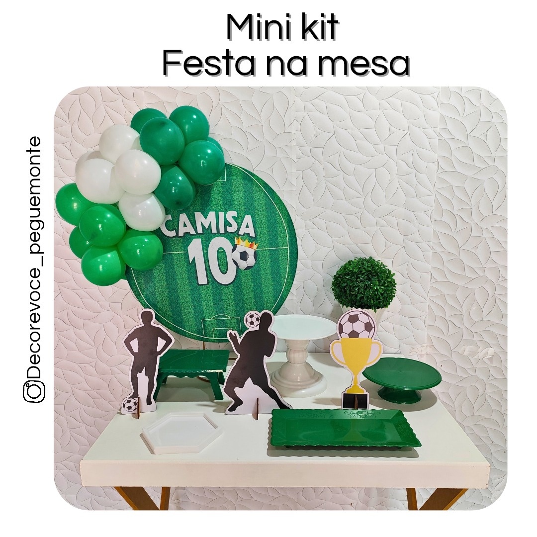 Kit Mesa Camisa 10 - Decore Você Pegue & Monte