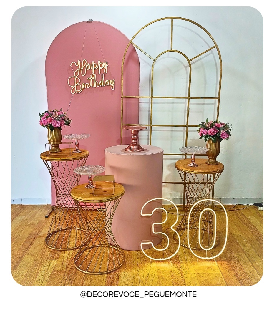 Kit Adulto Rosa Antigo 6 - Decore Você Pegue & Monte