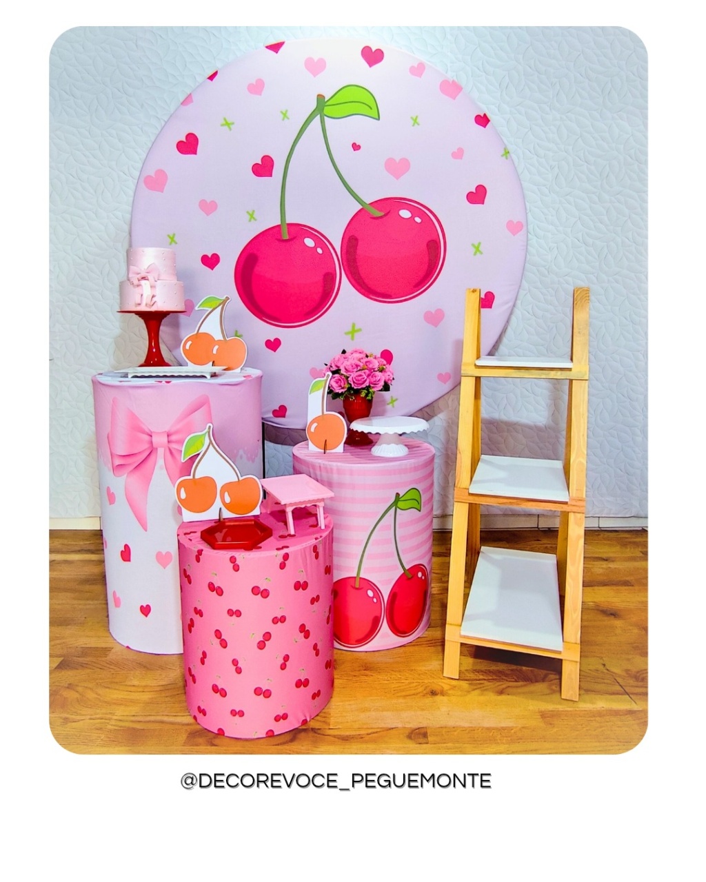Kit Completo Cerejinha - Decore Você Pegue & Monte