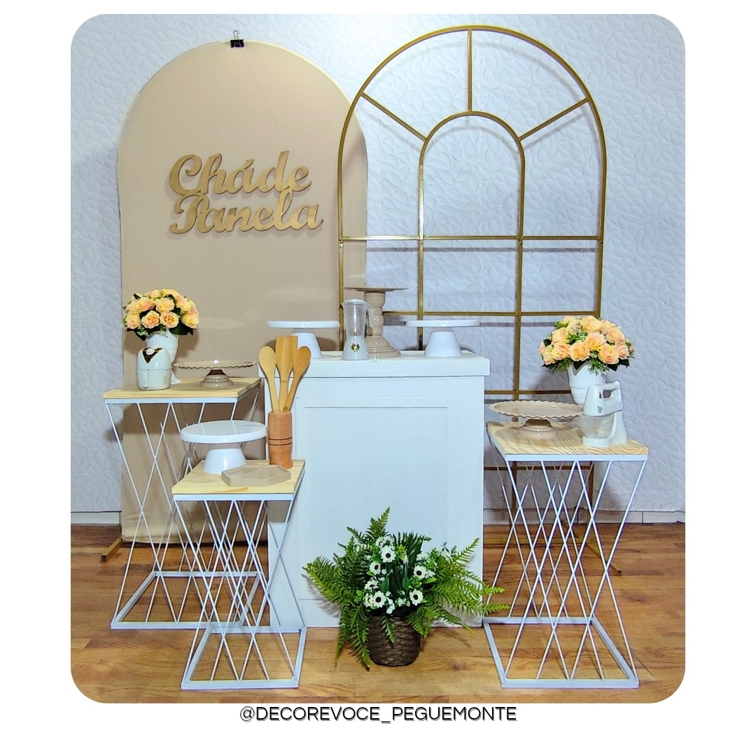 Chá de Panela Nude (Bege) - Decore Você Pegue & Monte