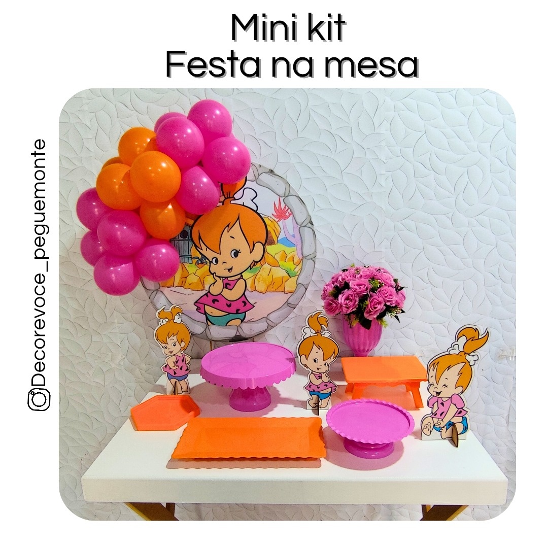 Kit Mesa Pedrita - Decore Você Pegue & Monte