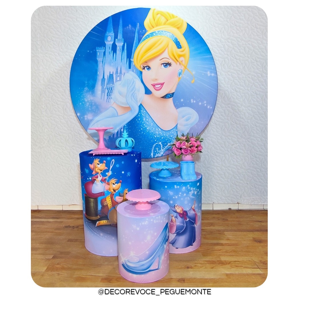 Kit Prático Cinderela - Decore Você Pegue & Monte