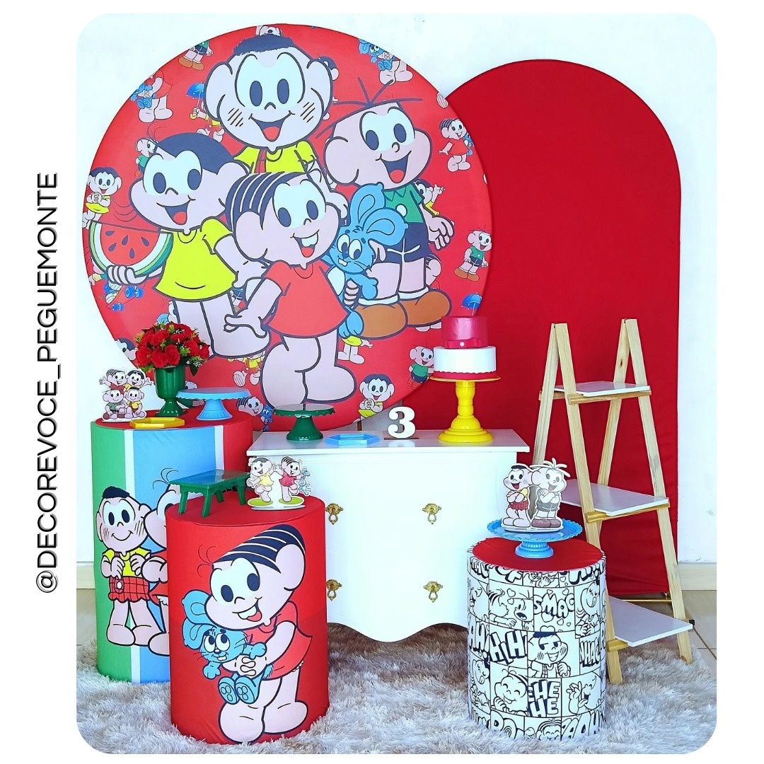 Kit Premium Turma da Monica - Decore Você Pegue & Monte