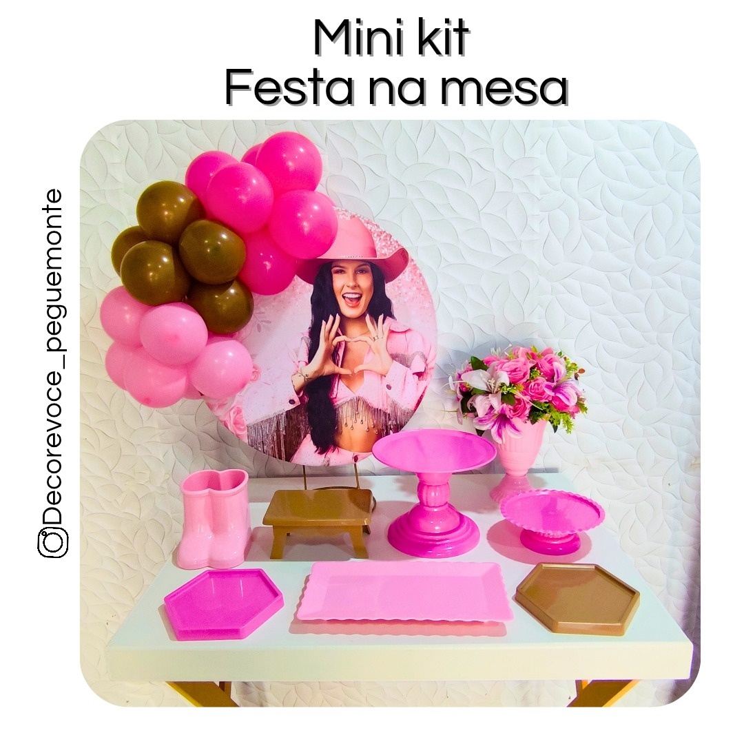 Kit Mesa Ana Castela - Decore Você Pegue & Monte