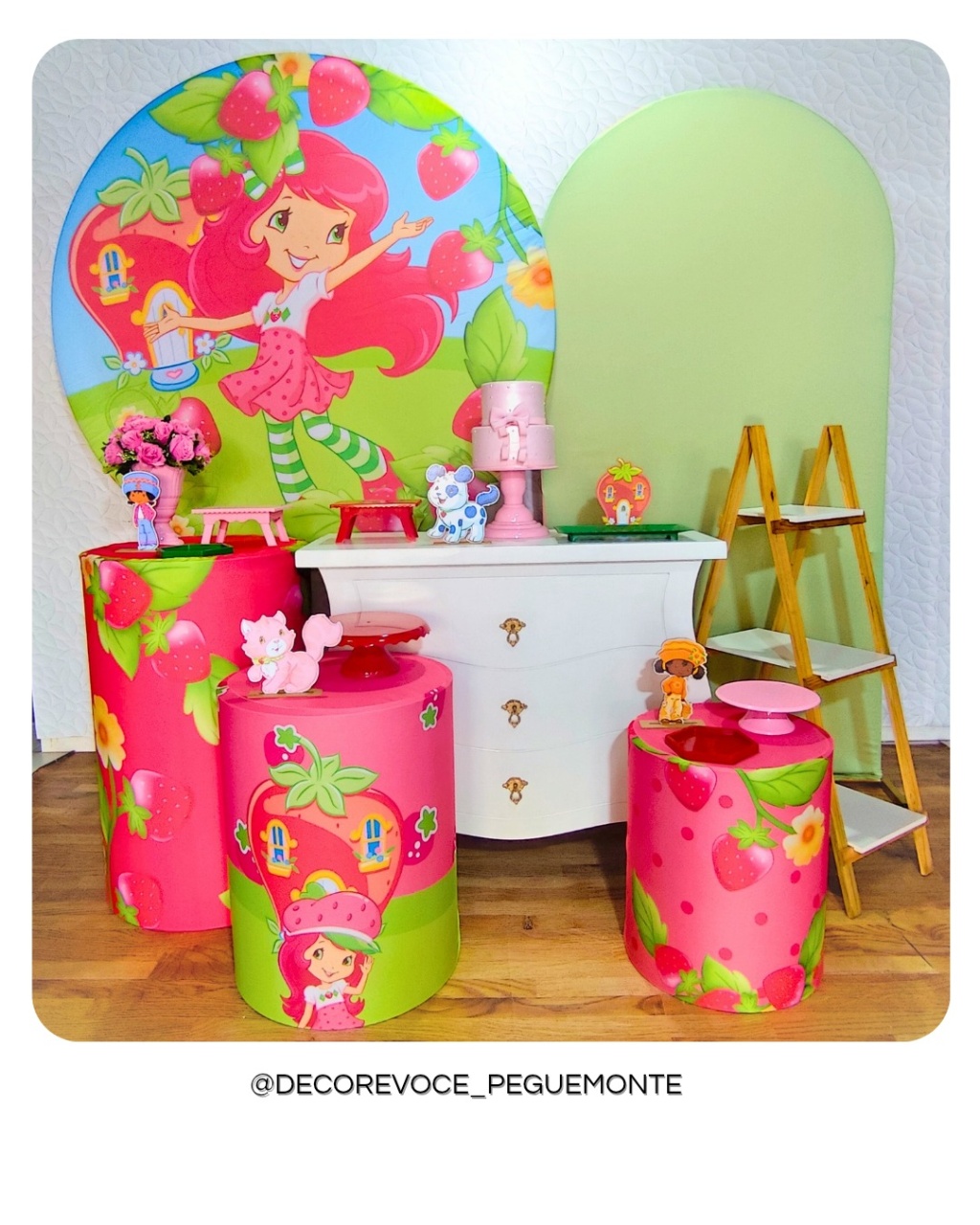 Kit Premium Moranguinho  - Decore Você Pegue & Monte