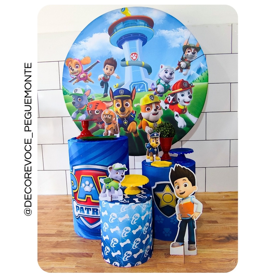 Kit Prático Patrulha Canina 1 - Decore Você Pegue & Monte