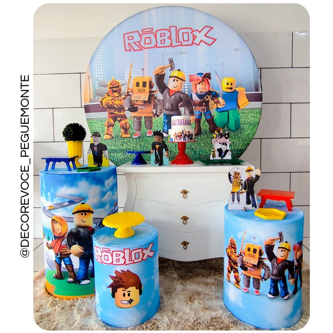 Kit Festejar Roblox - Decore Você Pegue & Monte