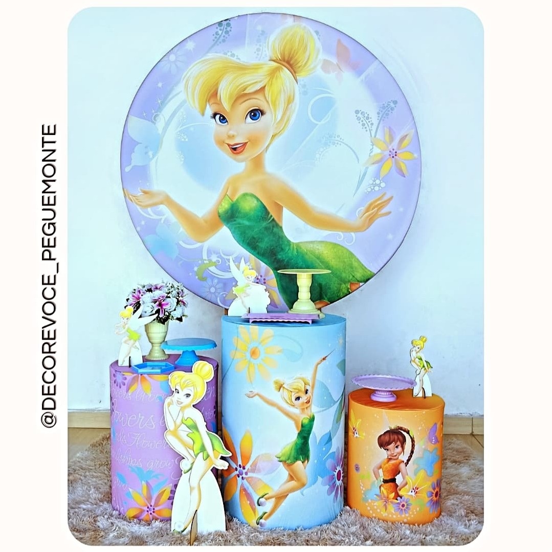 Kit Pratico Sininho/Tinkerbell - Decore Você Pegue & Monte