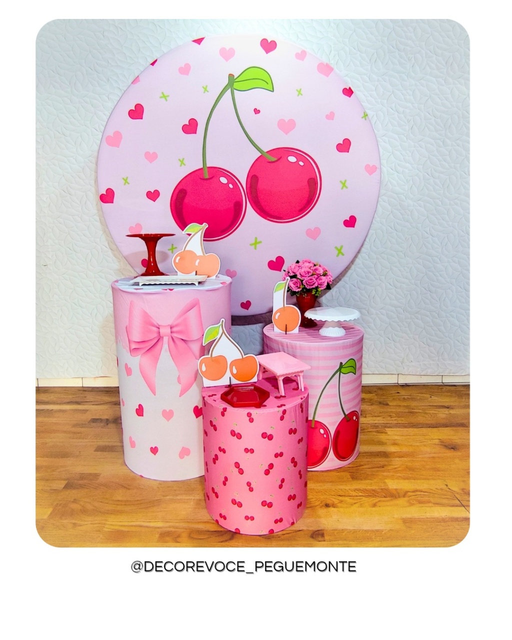Kit Prático Cerejinha - Decore Você Pegue & Monte
