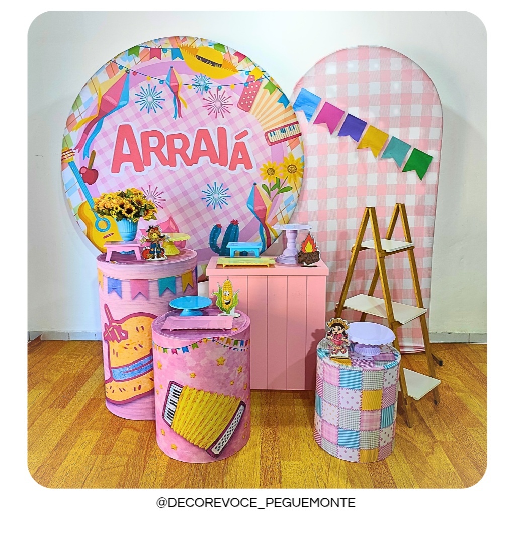 Kit Arraiá 12 - Decore Você Pegue & Monte