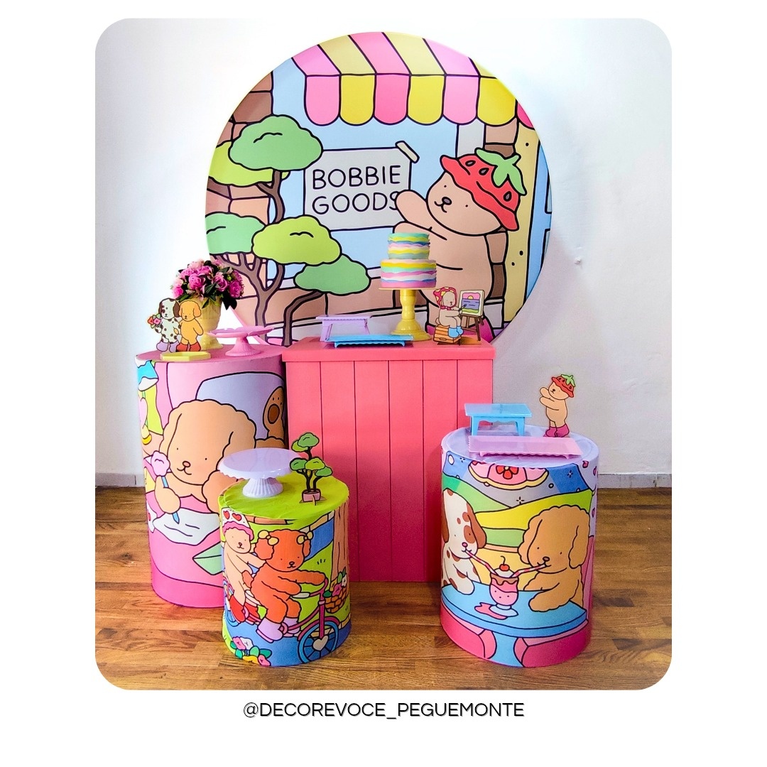 Kit Festejar Bobbie Goods  - Decore Você Pegue & Monte