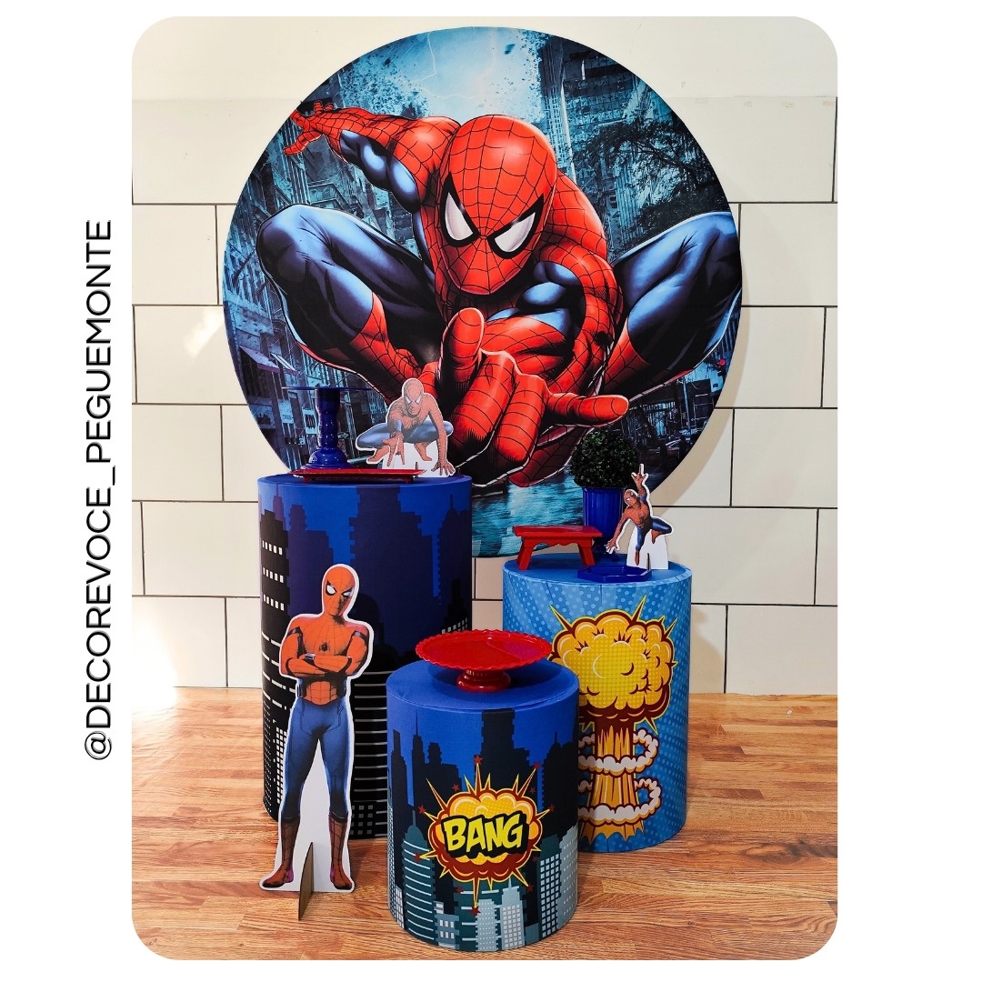 Kit Pratico Homem Aranha 1 - Decore Você Pegue & Monte