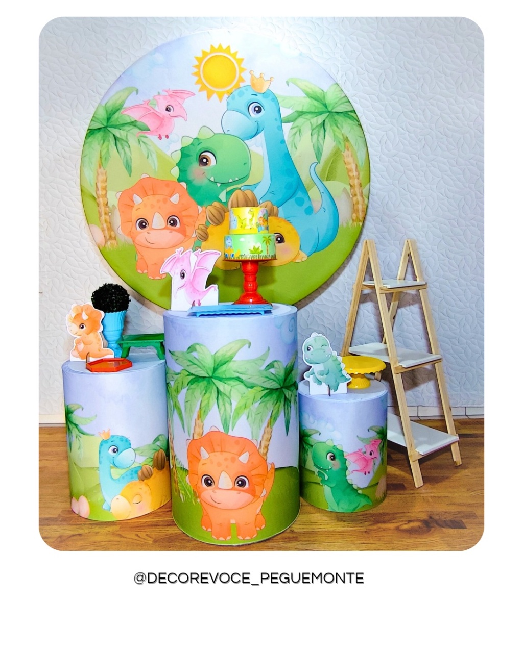 Kit Completo Dino Baby  - Decore Você Pegue & Monte