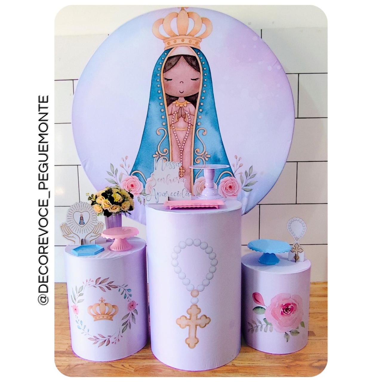 Kit Prático Nossa Senhora  - Decore Você Pegue & Monte