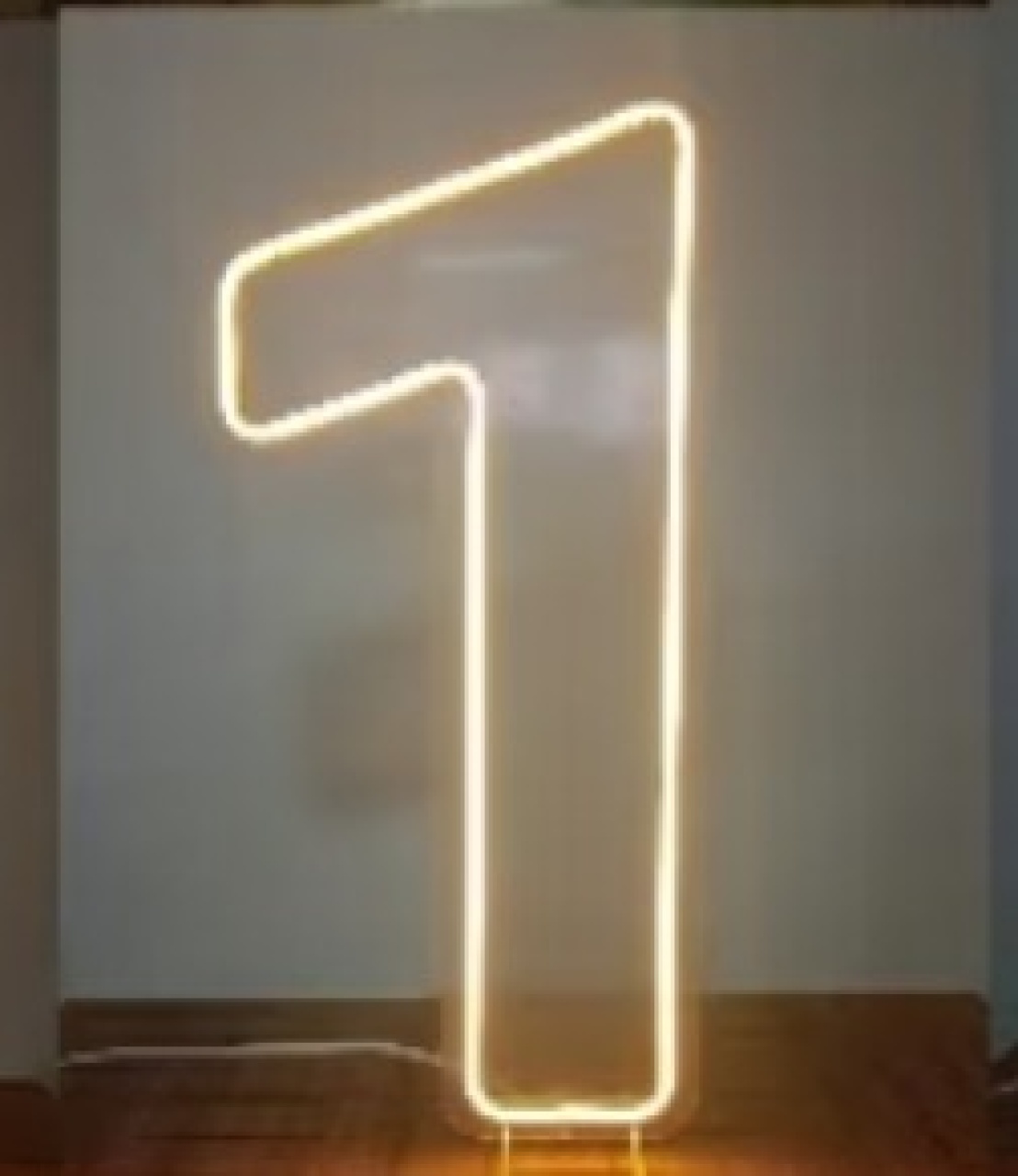 1 Número Led  - Decore Você Pegue & Monte