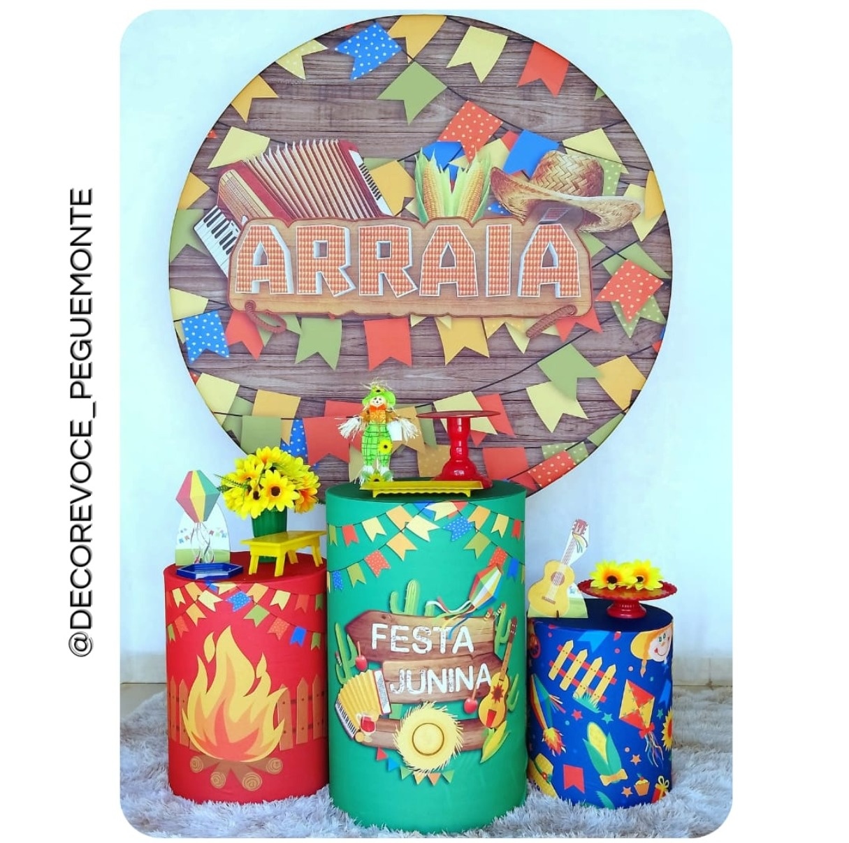 Kit Prático Arraiá 2 - Decore Você Pegue & Monte