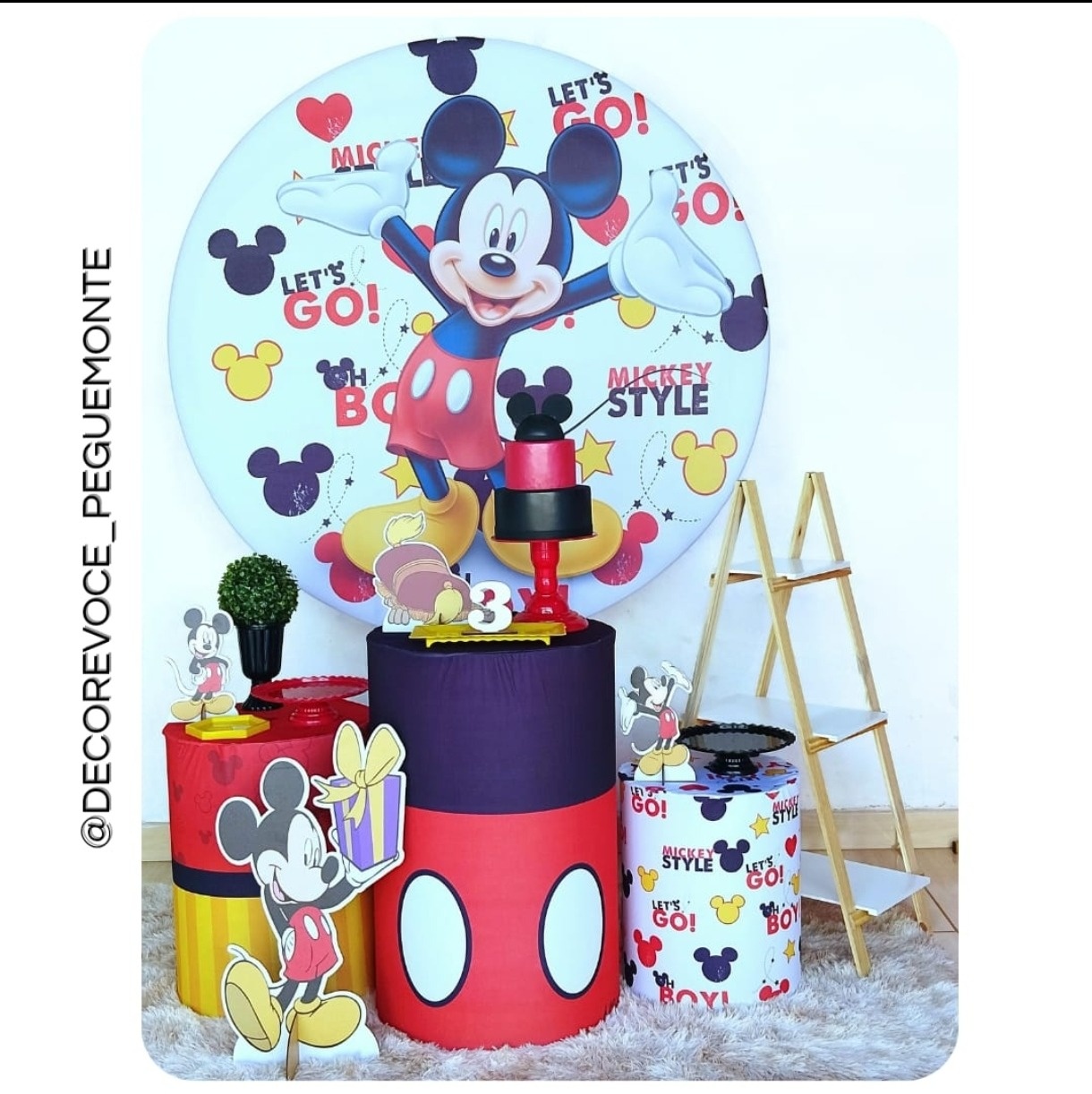 Kit Completo Mickey - Decore Você Pegue & Monte