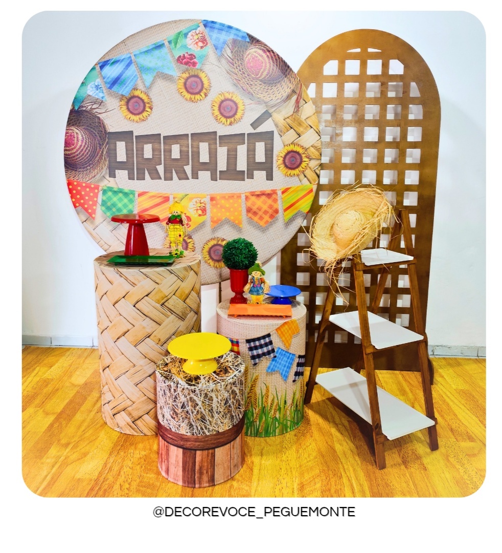 Kit Arraiá 8 - Decore Você Pegue & Monte