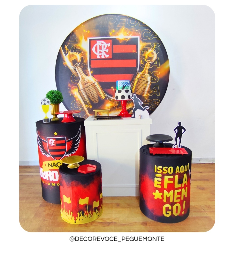 Kit Festejar Flamengo - Decore Você Pegue & Monte