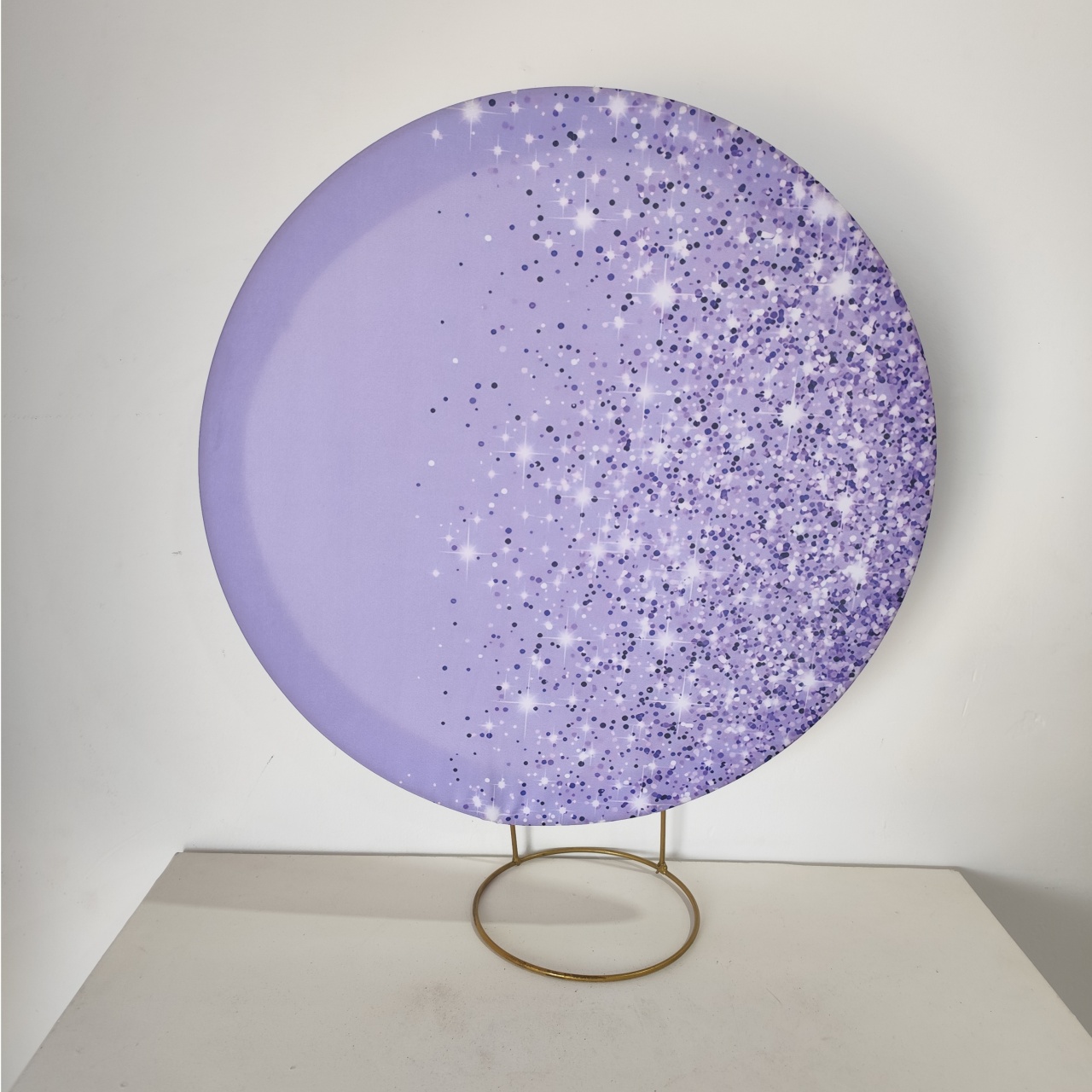 Kit Mesa Lilás Com Glitter - Decore Você Pegue & Monte