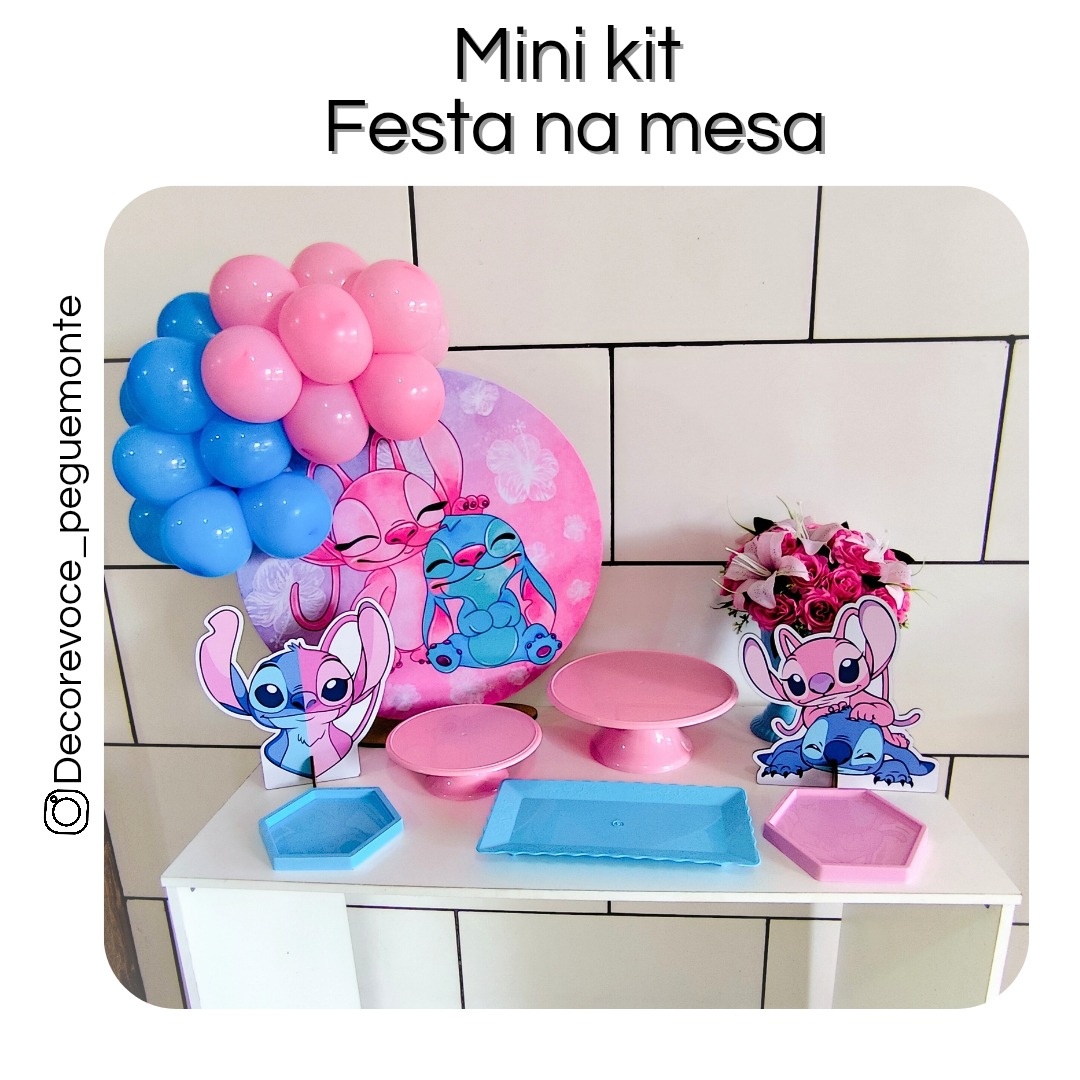 Kit Mesa Stitch 5 - Decore Você Pegue & Monte