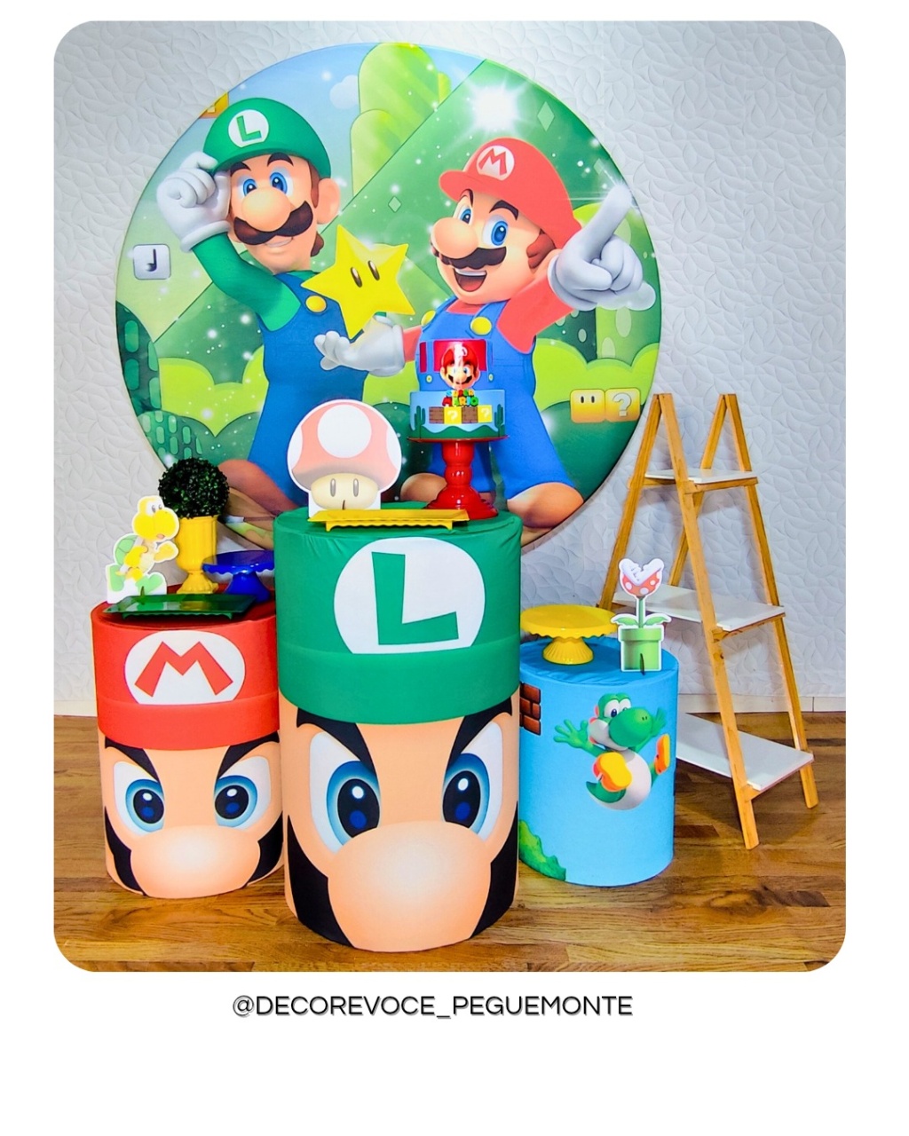 Kit Completo Super Mario Bros  - Decore Você Pegue & Monte