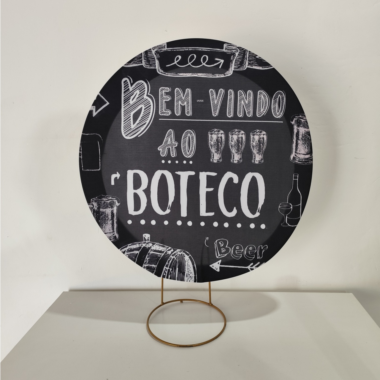 Kit Mesa Adulto Boteco 2 - Decore Você Pegue & Monte